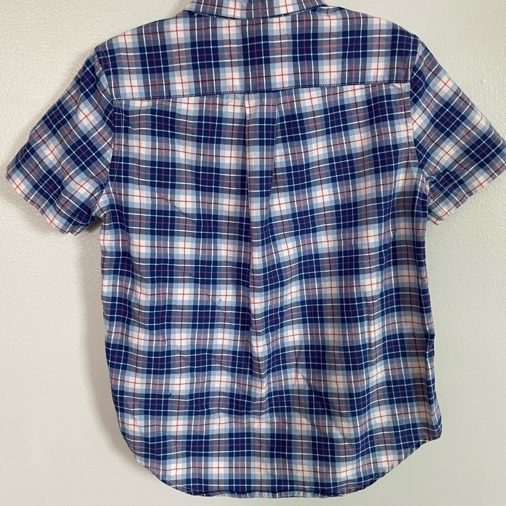 Ralph Lauren Blue and Red Plaid Shirt button down size 5 - Picture 2 of 4